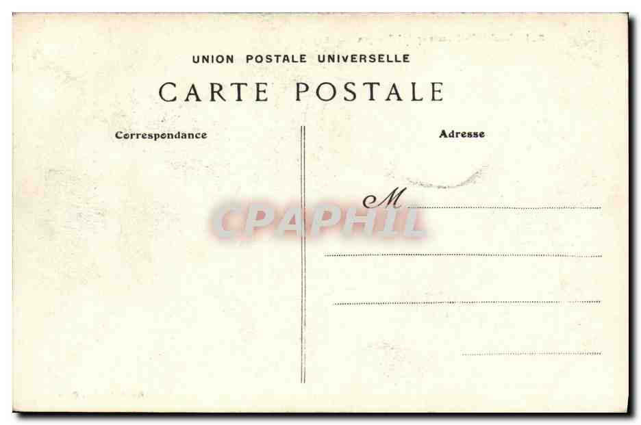 CPA Le canal de St Maurice apres l ouragan — Rückseite