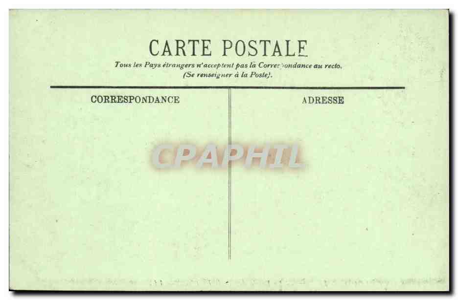 CPA Saint Cloud Le Parc Le Bassin des Trois Bouillons — Rückseite