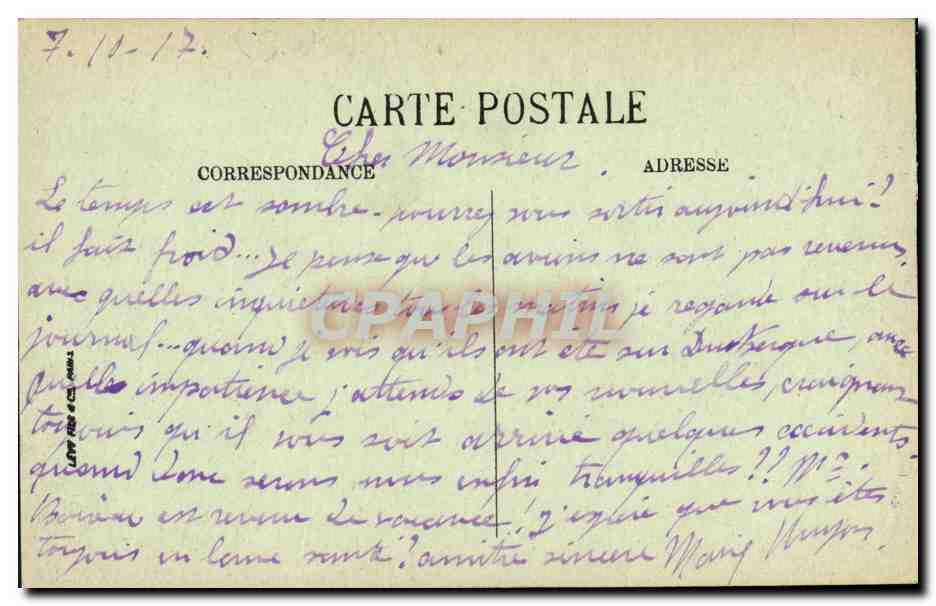 CPA Saint Cloud Le Parc Le Bassin et L Allee des 24 jets — Rückseite