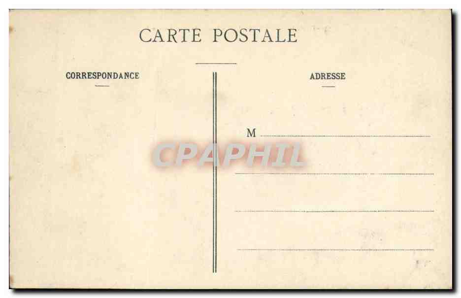 CPA Saint Cloud Bassin du Fer a Cheval — Rückseite