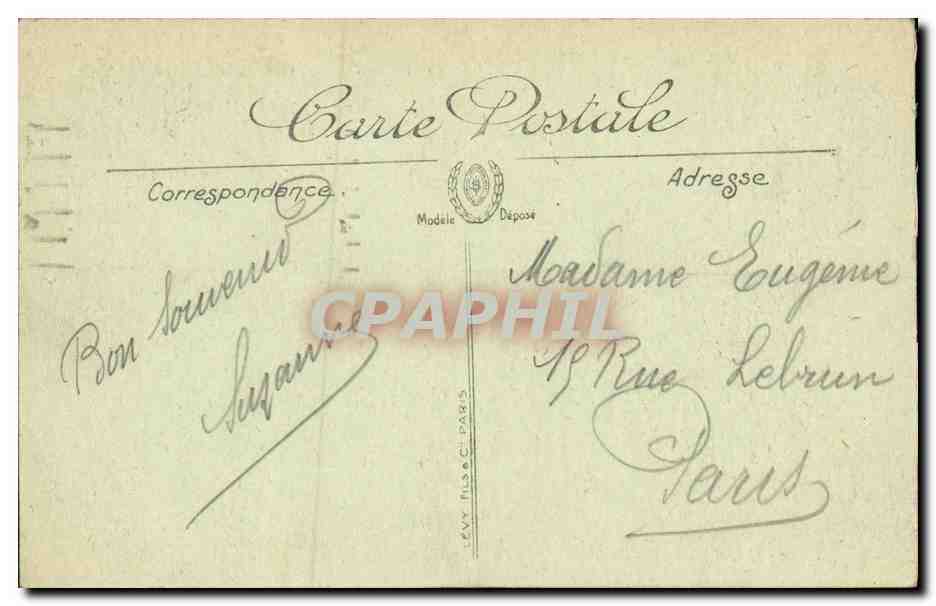 Saint-Germain-en-Laye — Le Rond-Point des Roses et la Terrasse — LL, n°31 — Verso