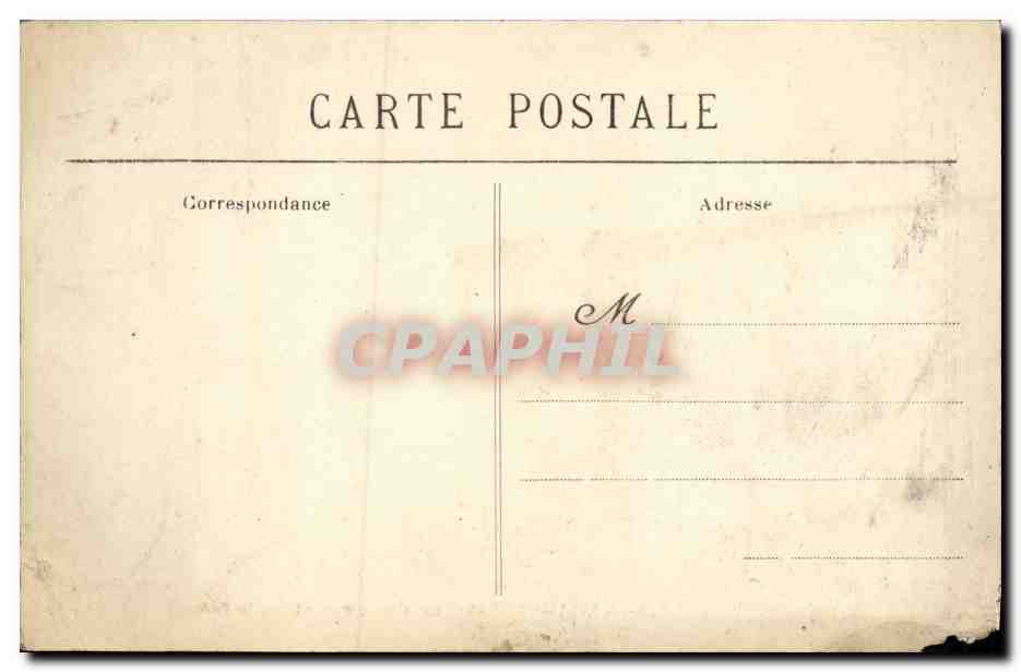 Vintage Postcard Saint Leger en Yvelines Chalet des Bruyeres Within the Park — Back