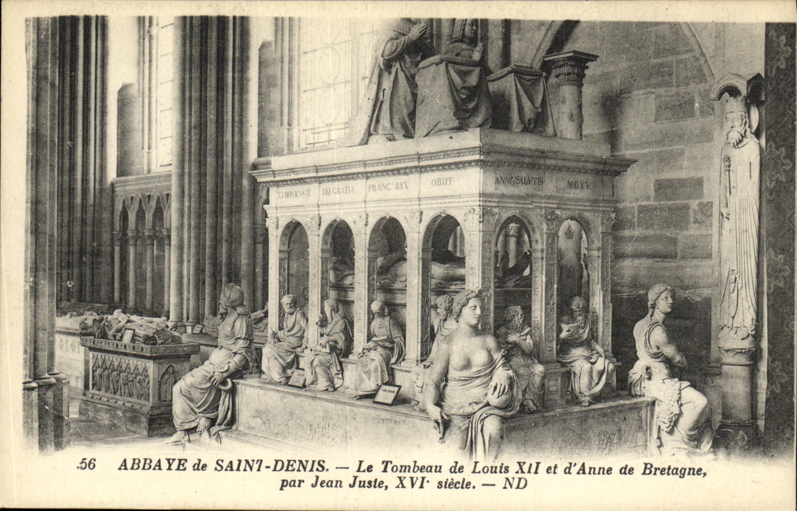 Abbaye de Saint-Denis — Le Tombeau de Louis XII et d'Anne de Bretagne, par Jean Juste, XVIe siècle