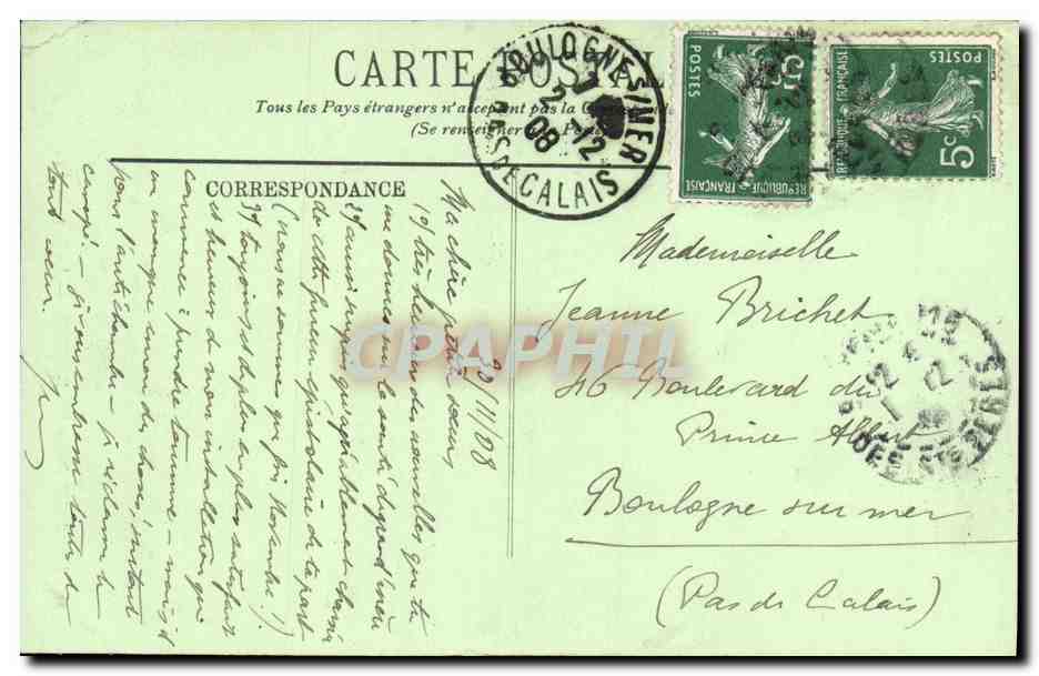 L'ABBAYE DE SAINT-DENIS — La Nef — LL. — Reverso
