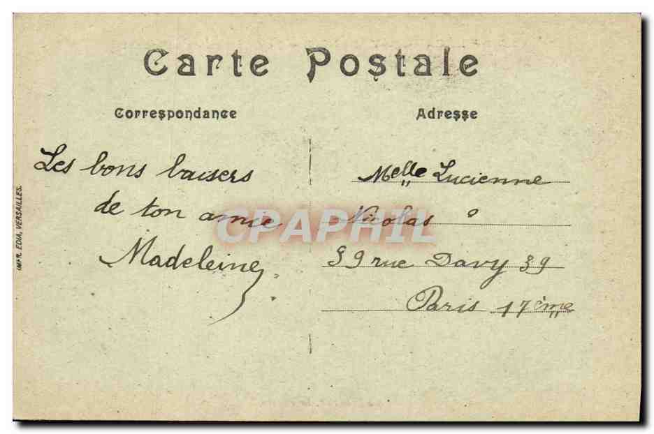 Saint-Léger-en-Yvelines — The Château de Pincourt — Publisher EDA Versailles, no. 47 — Back