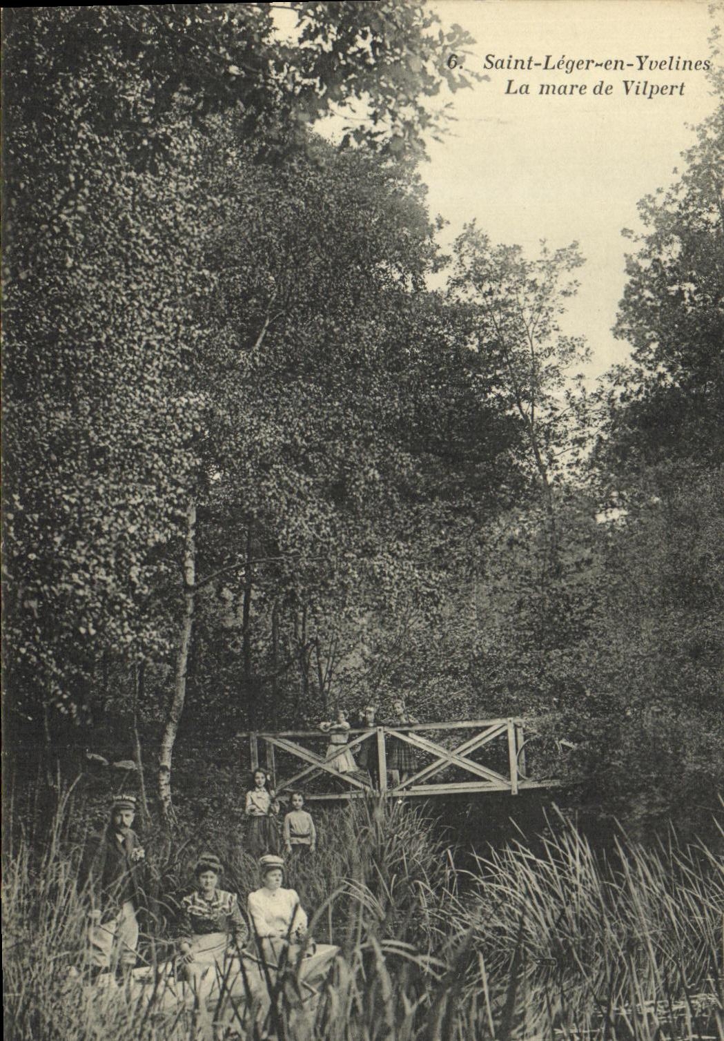 Saint-Léger-en-Yvelines — The Vilpert Pond — Librairie Nouvelle, Rambouillet