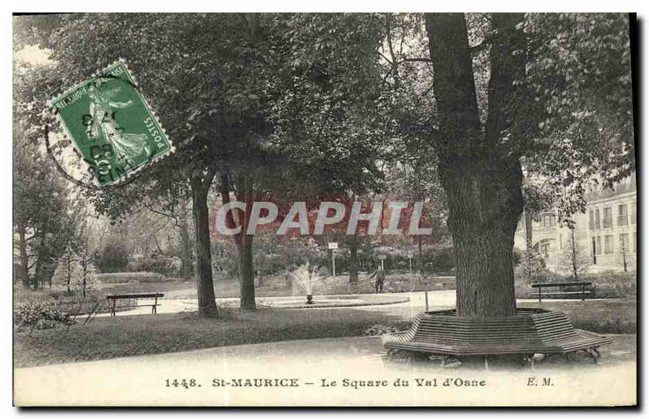 CPA Saint Maurice Le Square du Val d Osne