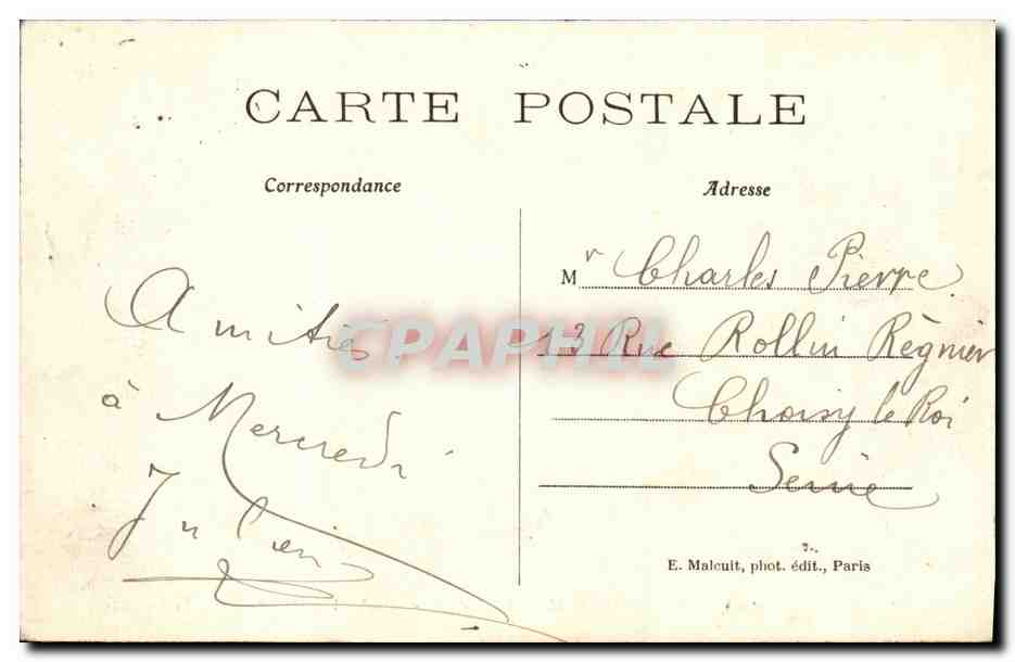 CPA Saint Maurice Le Square du Val d Osne — Back