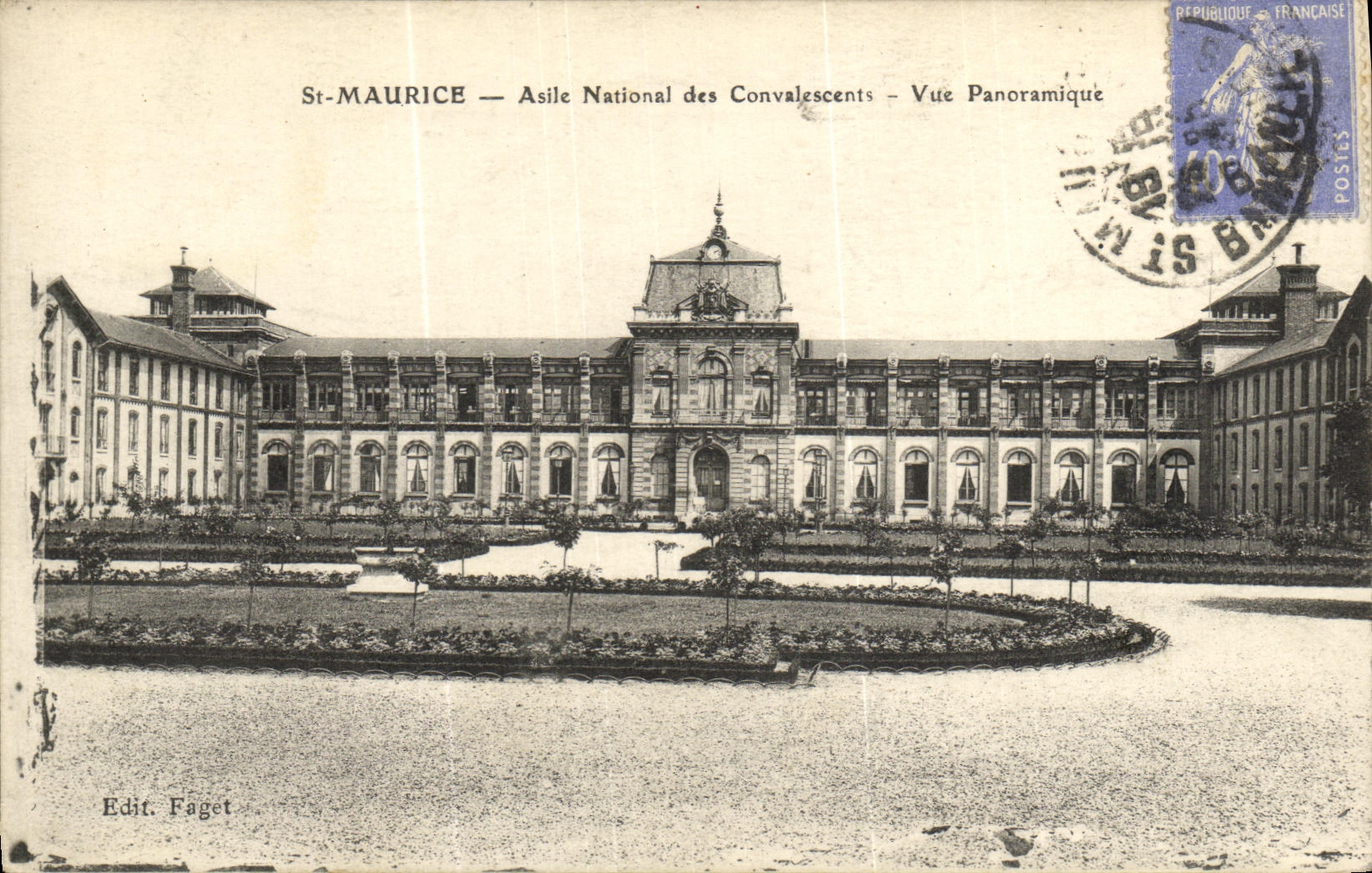 CPA Saint Maurice Asile National des Convalescents Vue Panoramique