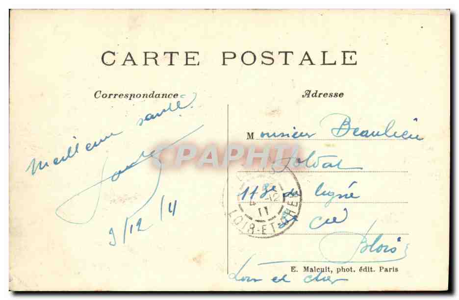 CPA Saint Maurice Le Square du Val d Osne — Back