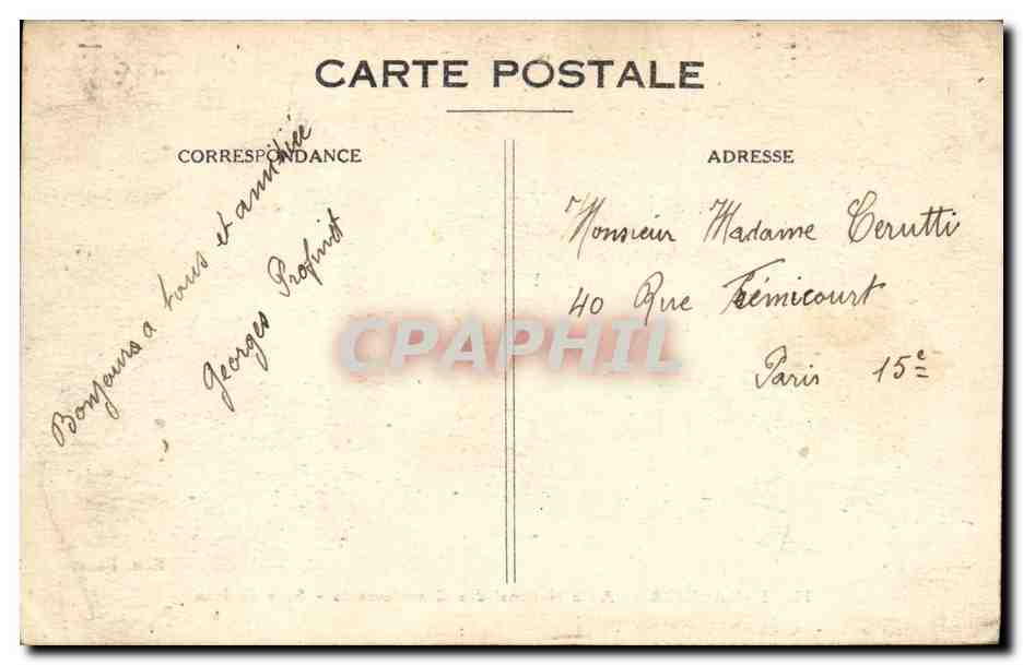 CPA Saint Maurice Asile National des Convalescents Salle de jeux Bilalrd — Back