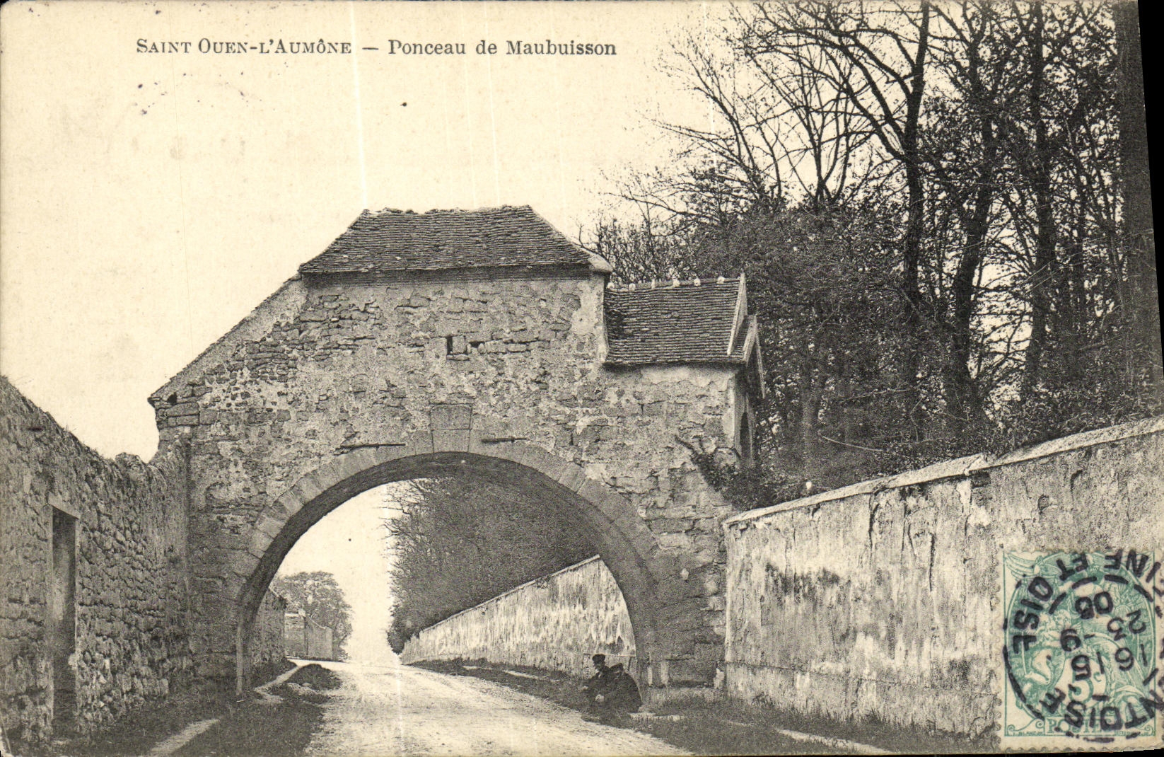 CPA Saint Ouen L Aumone Ponceau de Maubuisson