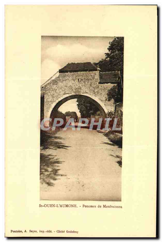 CPA Saint Ouen L Aumone Ponceau de Maubuisson
