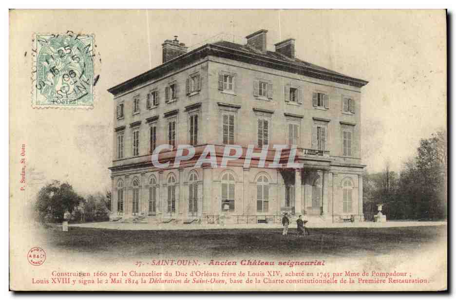 CPA Saint Ouen Ancien Chateau Seigneurial