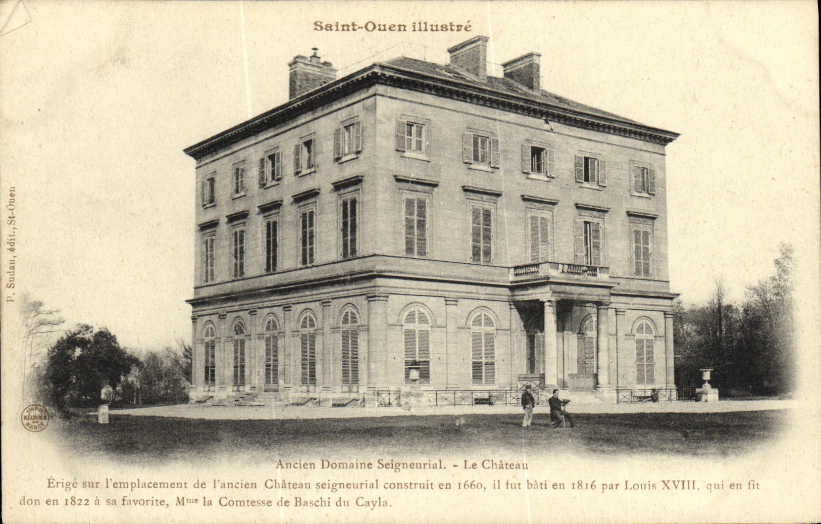 CPA Saint Ouen Ancien domaine seigneurial Le chateau 