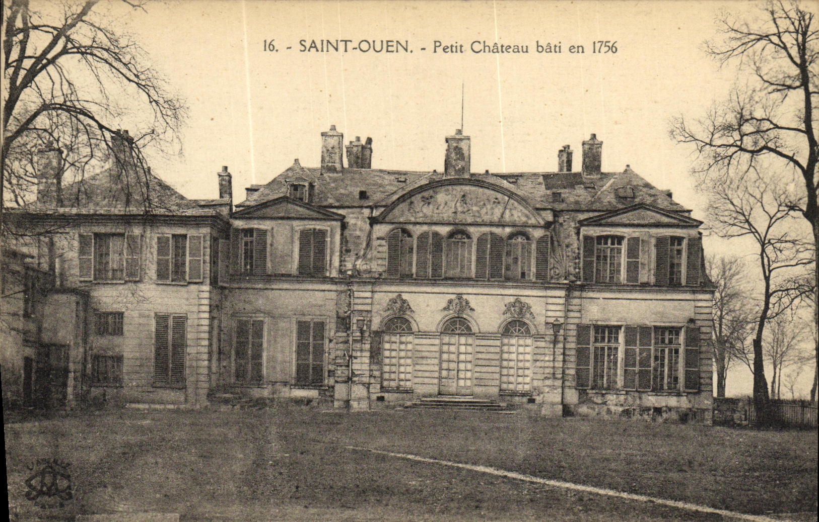 CPA Saint Ouen Petit Chateau Bati en 1756
