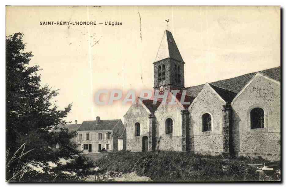 Saint-Rémy-l'Honoré — L'Église — Éditeur non identifié