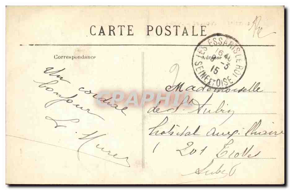 Saint-Rémy-l'Honoré — L'Église — Éditeur non identifié — Rückseite
