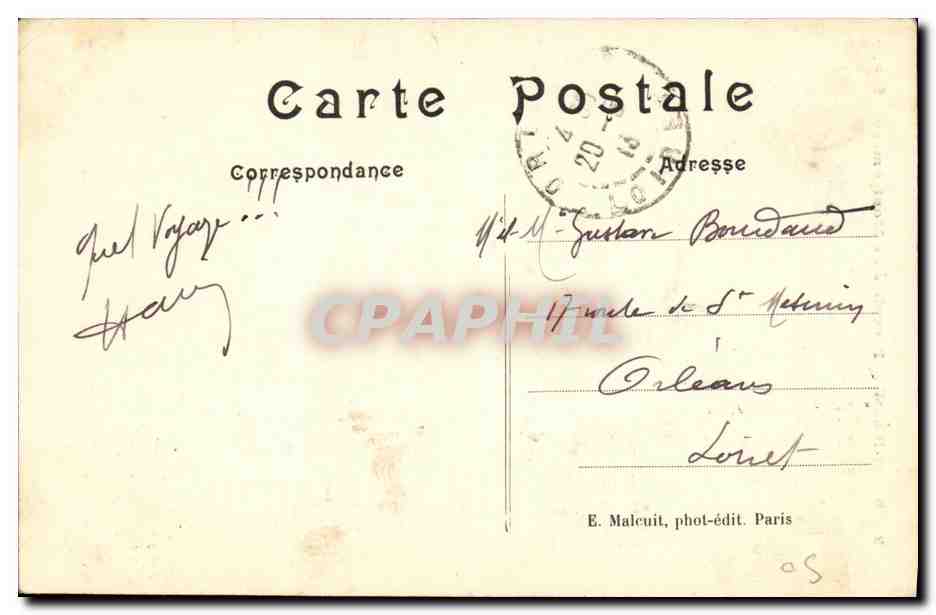 CPA Saint Remy Proprtete de Montgomery Vaches — Back