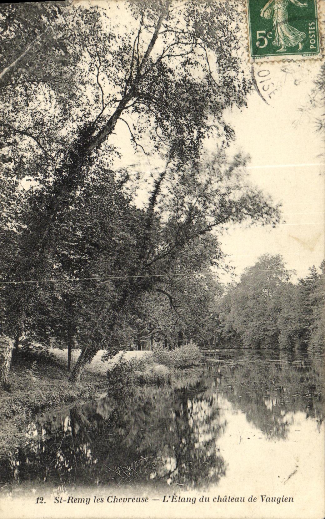 CPA Saint Remy Les Chevreuse L Etang du Chateau de Vaugien