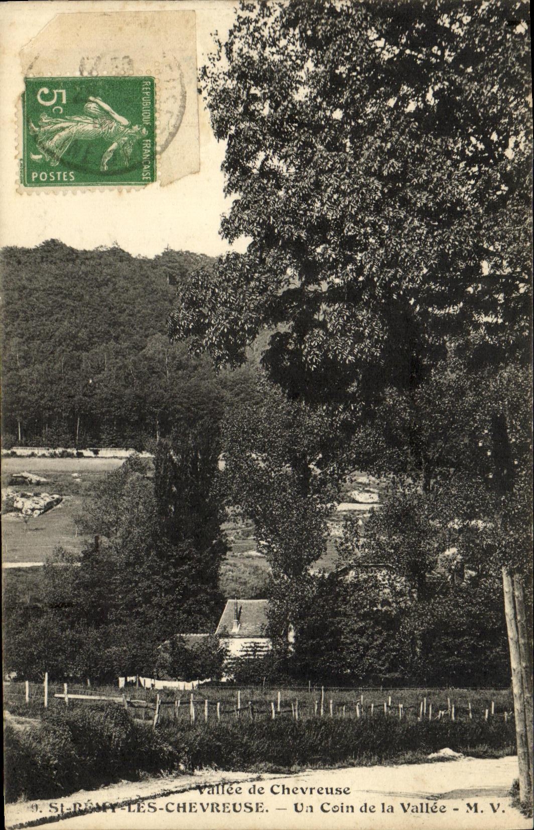 CPA St Remy Les Chevreuse Un Coin de la Vallee