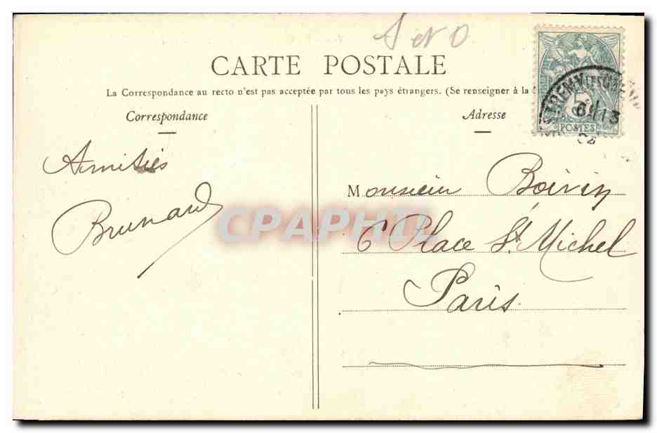 CPA St Remy Les Chevreuse La Mairie — Back