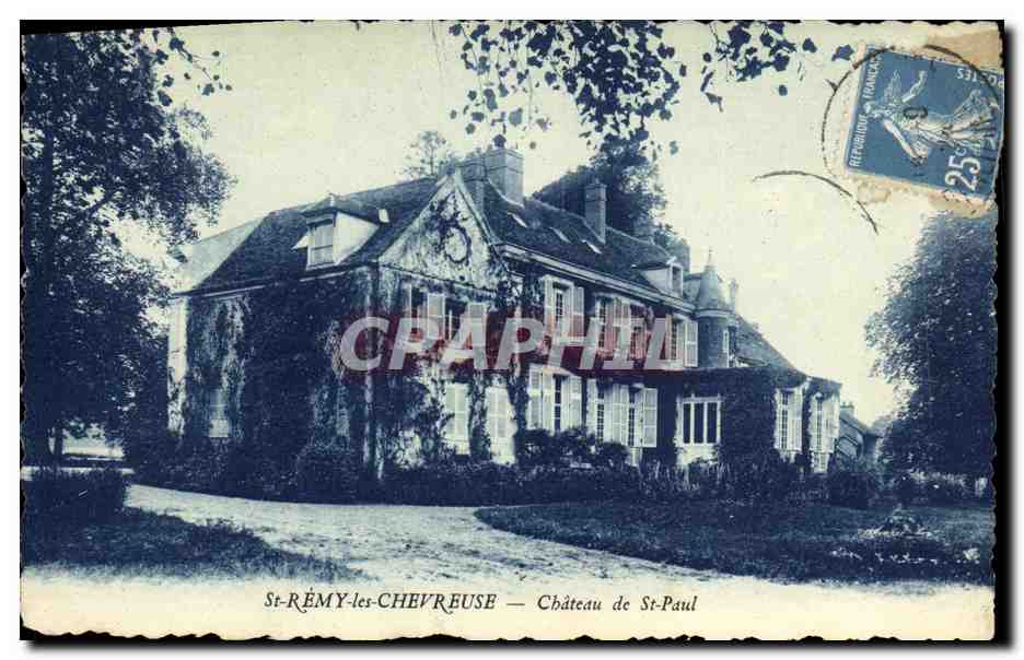 CPA St Remy Les Chevreuse Chateau de St Paul