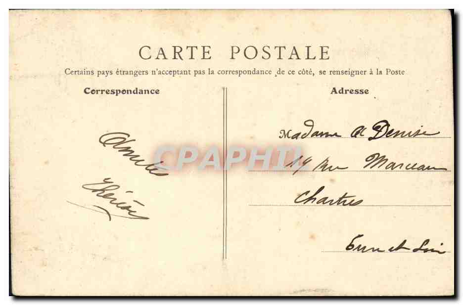 CPA St Remy Les Chevreuse Les Bords de l Yvette — Back