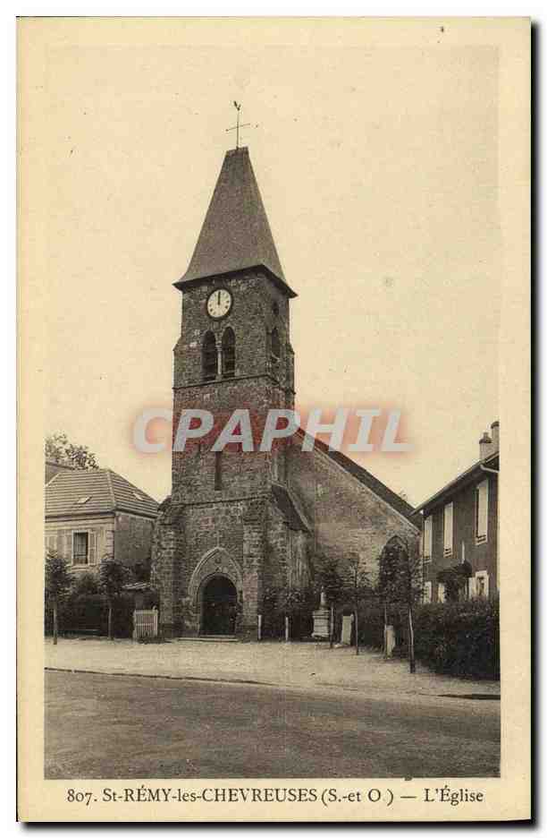 CPA St Remy Les Chevreuse L Eglise