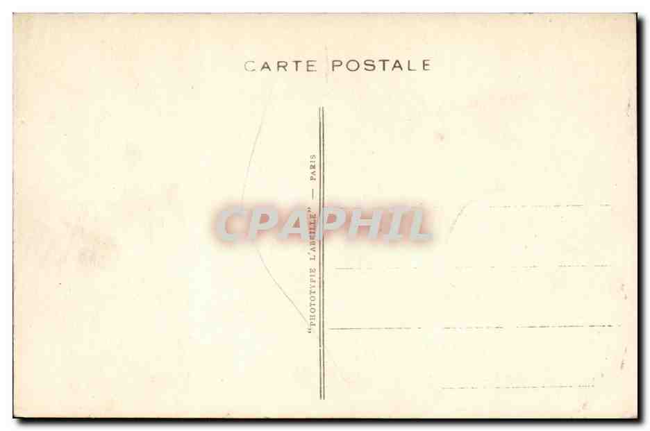 CPA Parc de Sceaux Pavillon de L Aurore — Rückseite