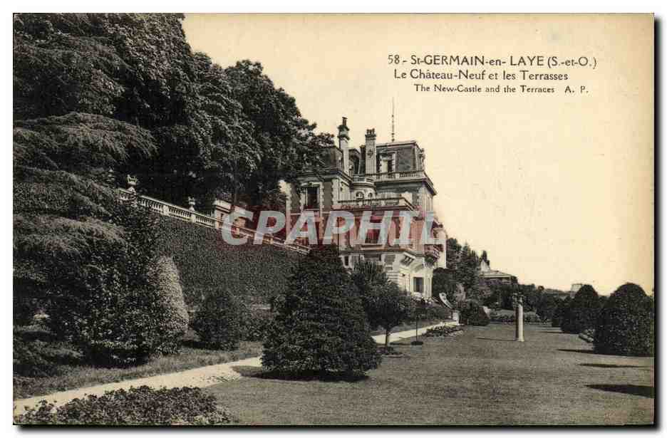 Le Château-Neuf et les Terrasses — St-GERMAIN-en-LAYE (S.-et-O.) — A. P.
