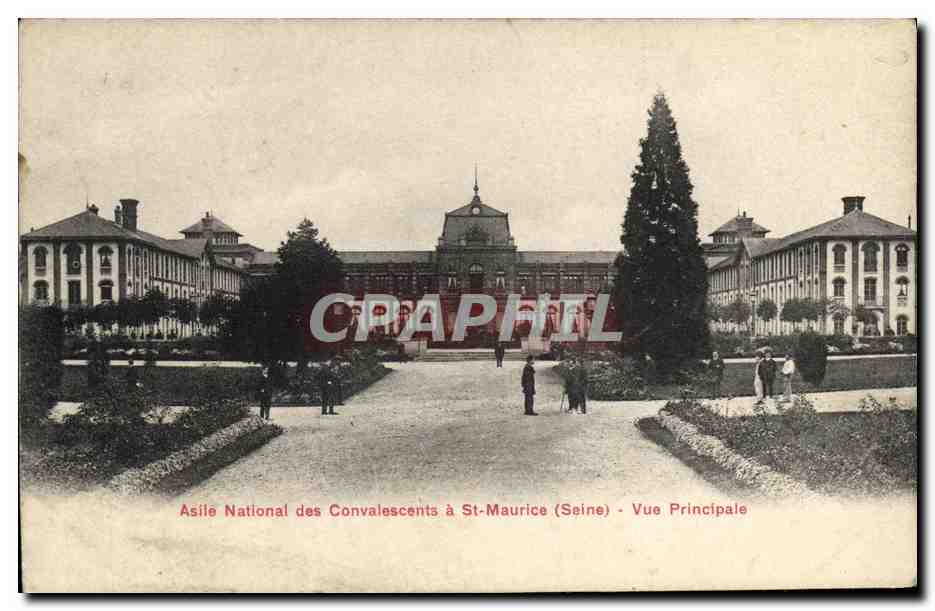 CPA Saint Maurice ASile national des convalescents