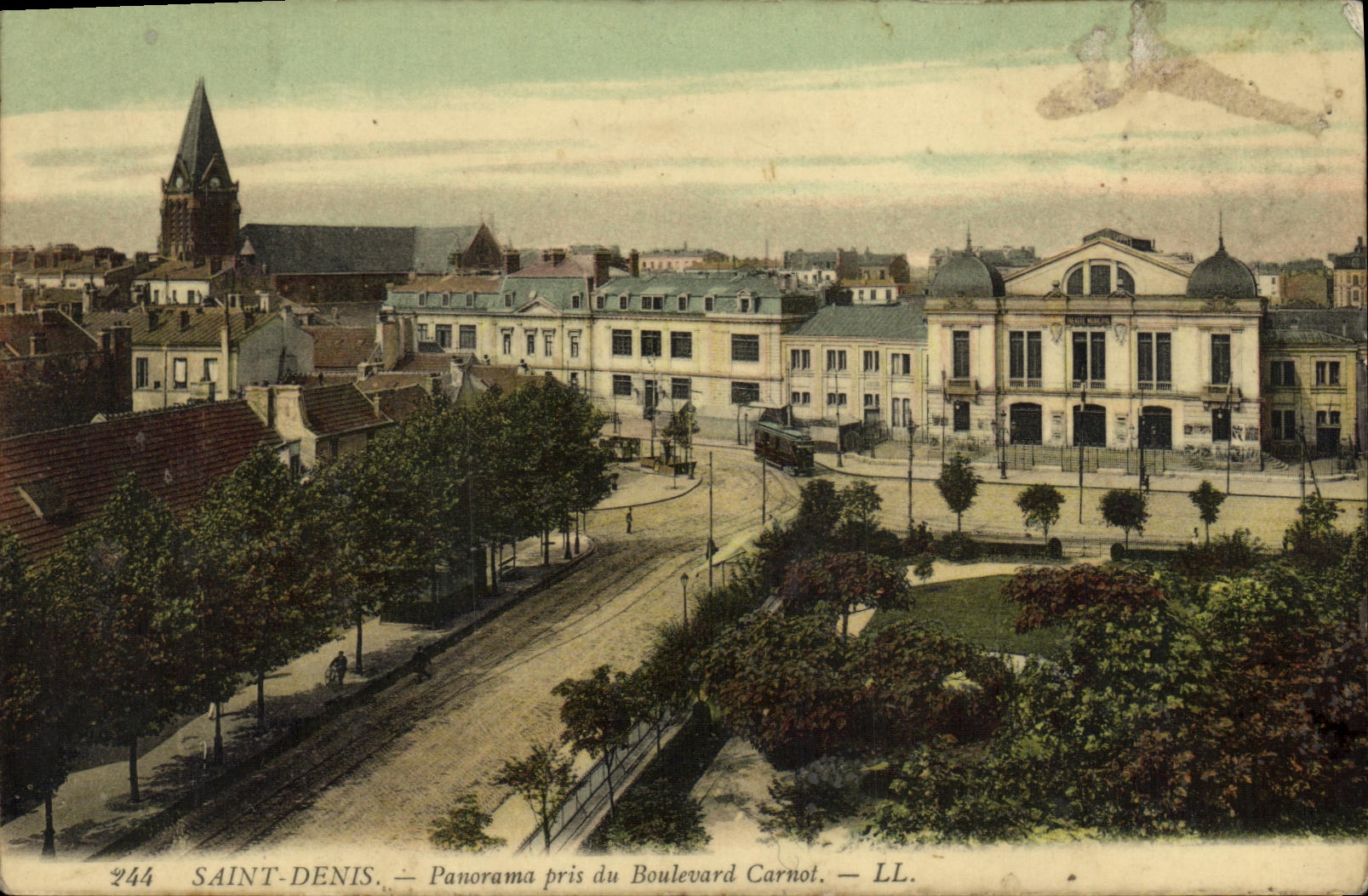 CPA Saint Denis Panorama Pris du Boulevard Carnot