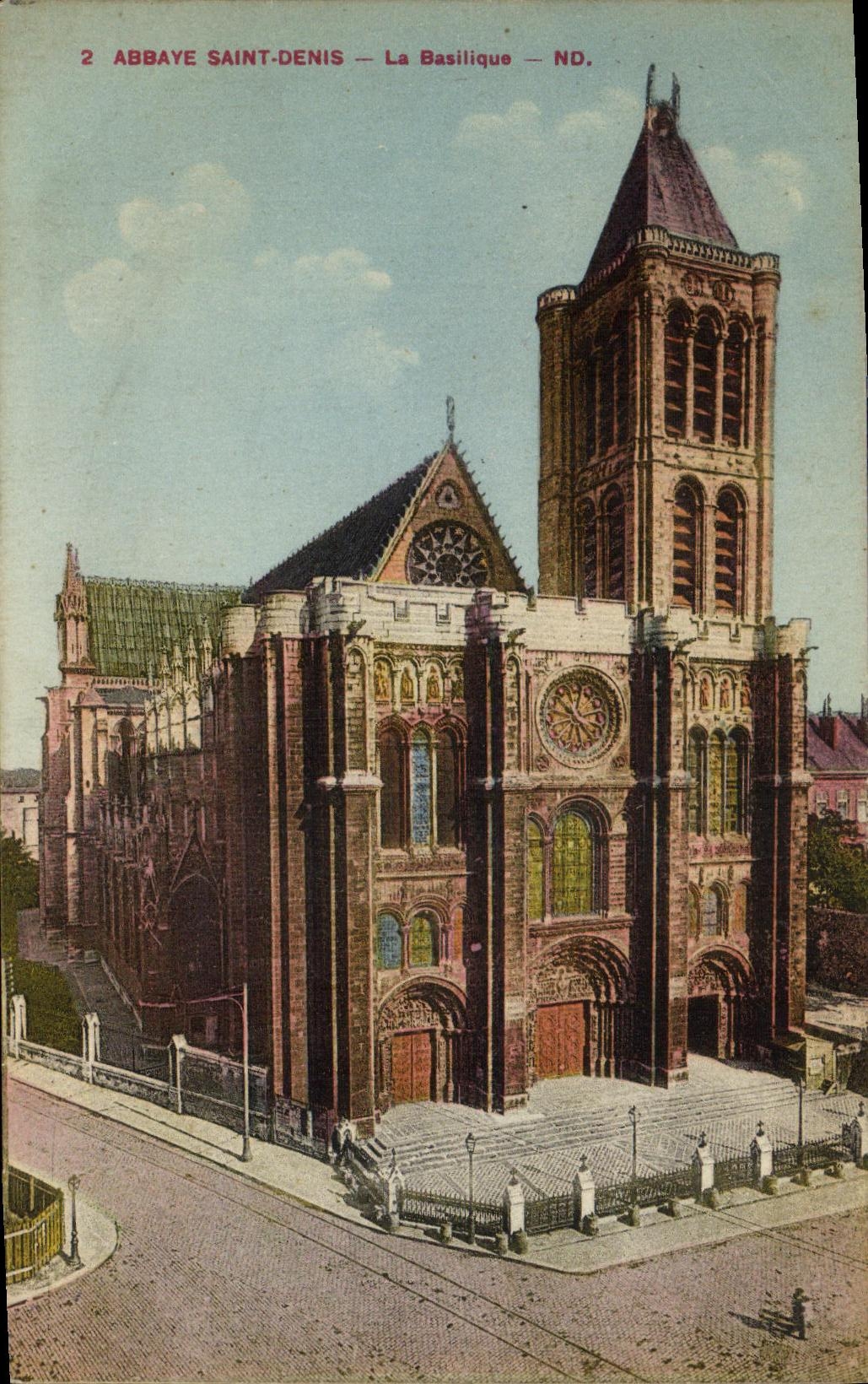 Abbaye Saint-Denis — La Basilique — ND. — Éditeur Levy & Neurdein, n°2