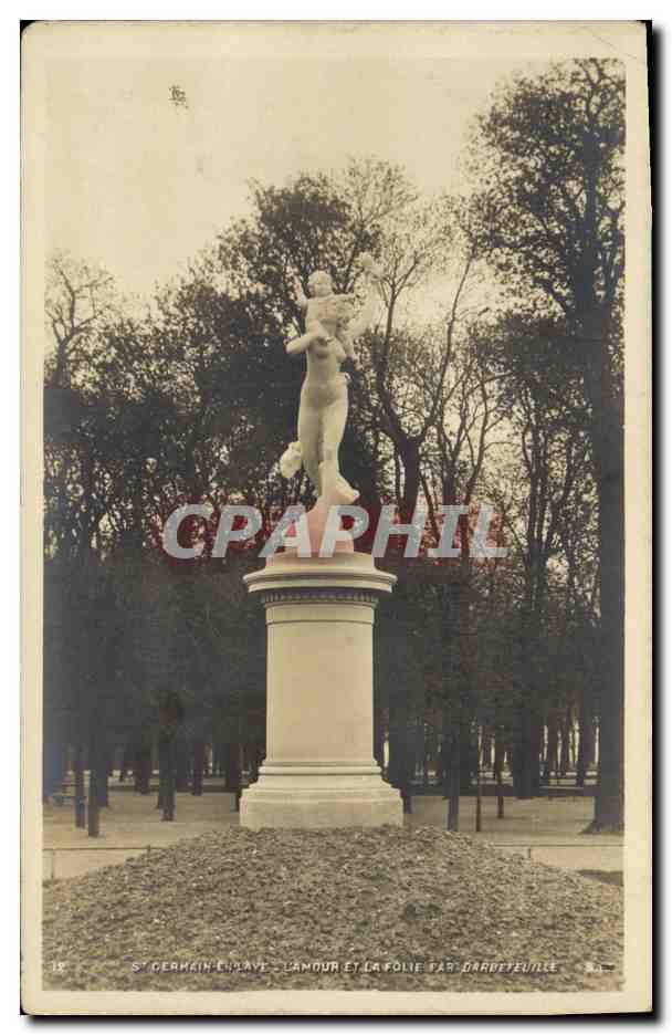 CPA Saint Germain en Laye L amour et la folie par Darbefeuille