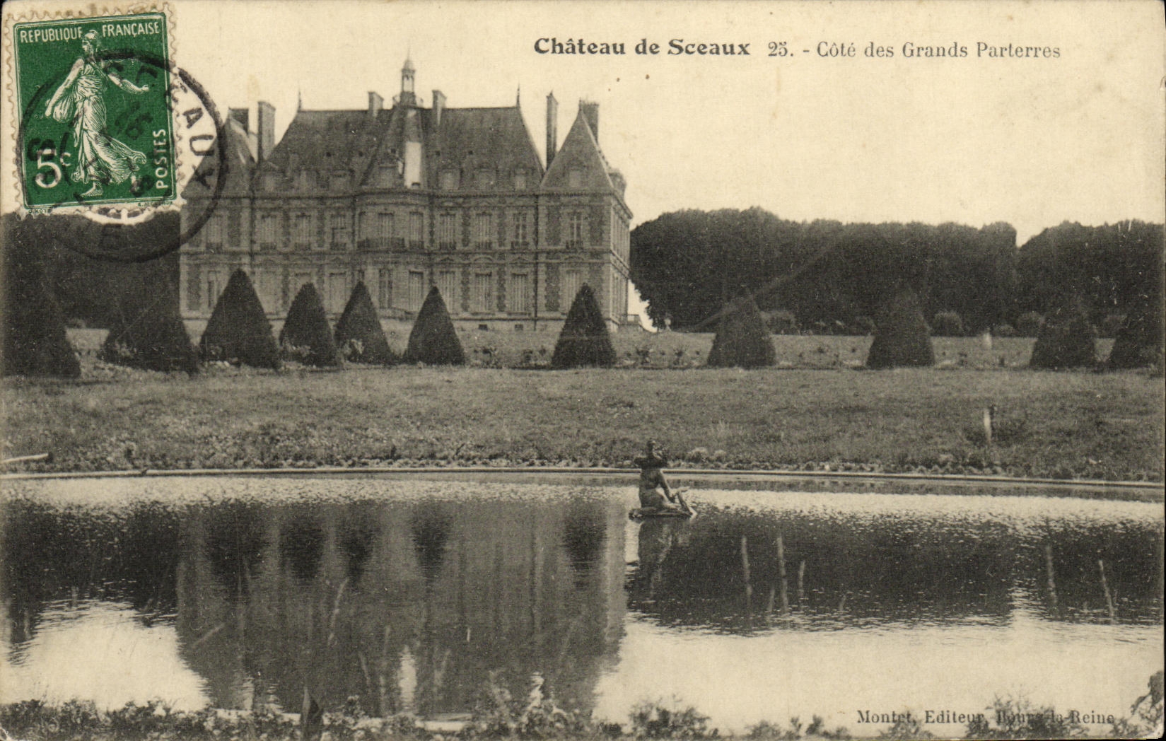 CPA Chateau de Sceaux Cote des Grandes Parterres
