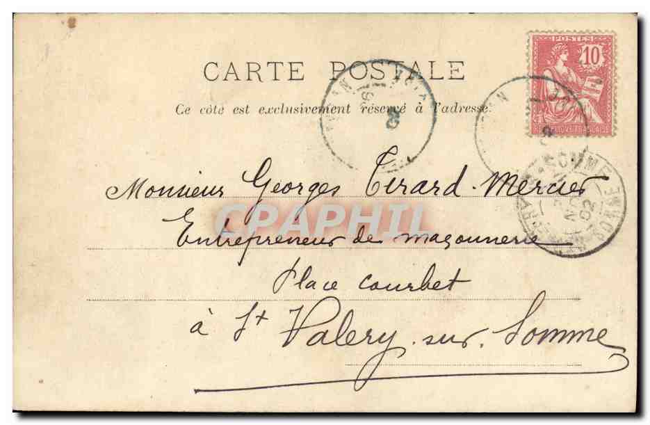 CPA Sevran Livry La poudrerie  — Rückseite