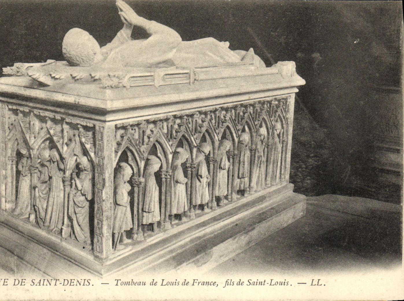 Tombeau de Louis de France, fils de Saint-Louis — Abbaye de Saint-Denis — LL.