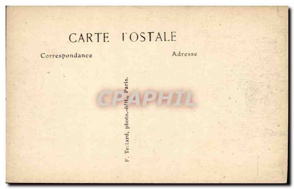 CPA Suresnes Rue de Liege Restaurant Au petit Rose — Rückseite