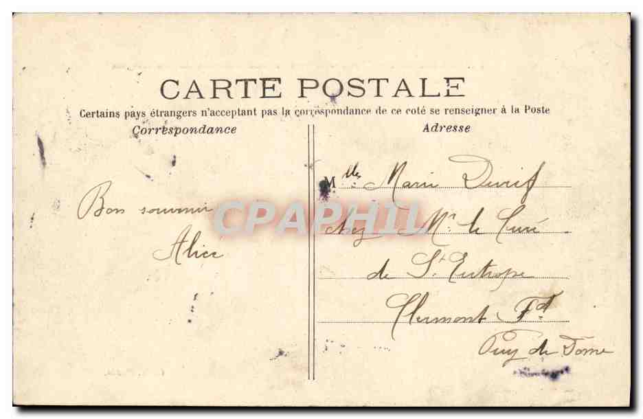 CPA Suresnes Le Pont et L Entree du Bois de Boulogne — Rückseite