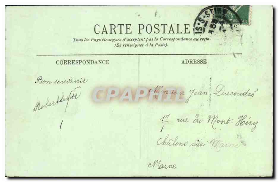 Saint-Denis — La Maison d'Éducation de la Légion d'Honneur — LL — Verso