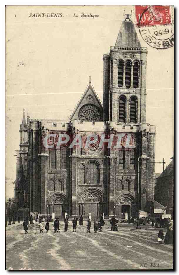 CPA Saint Denis La Basilique