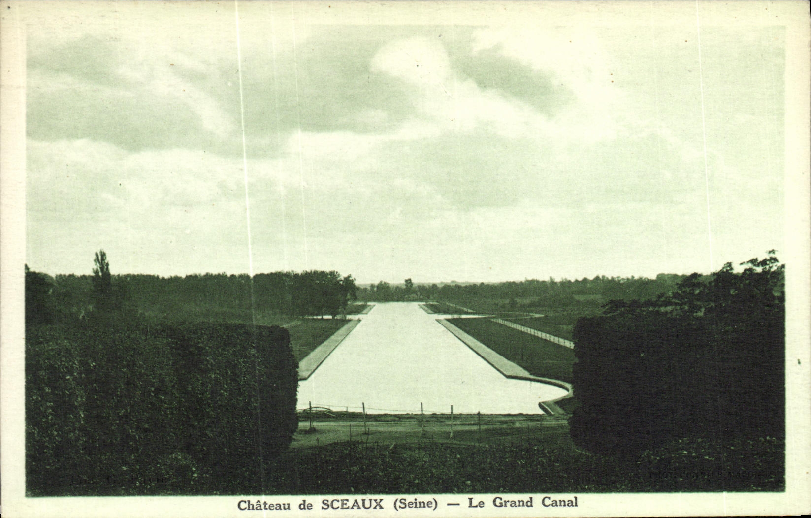 CPA Chateau de Sceaux Le Grand Canal
