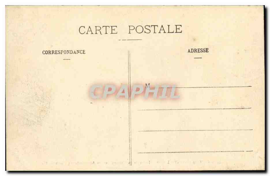 CPA Saint Cloud Incendie du Chateau Par les Allemands 13 octobre 1870 Militaria — Rückseite
