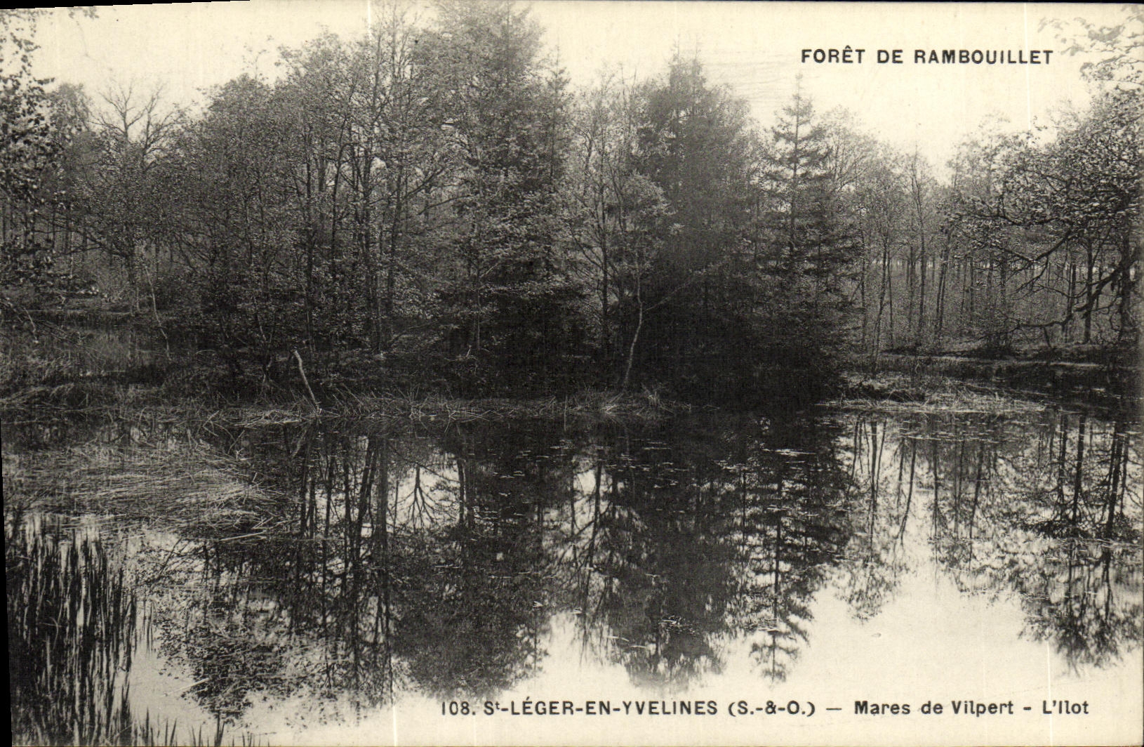Forêt de Rambouillet — Mares de Vilpert - L'ilot — Lagrange, édit.-photo, Rambouillet