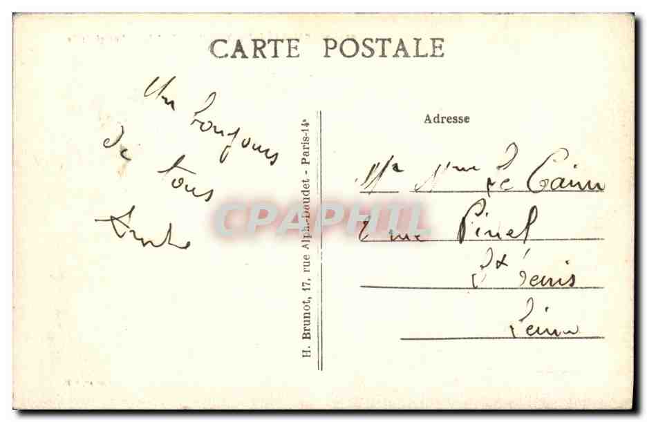 Saint-Léger-en-Yvelines (S.-et-O.) — General View — unidentified publisher, series number 779-675 — Back