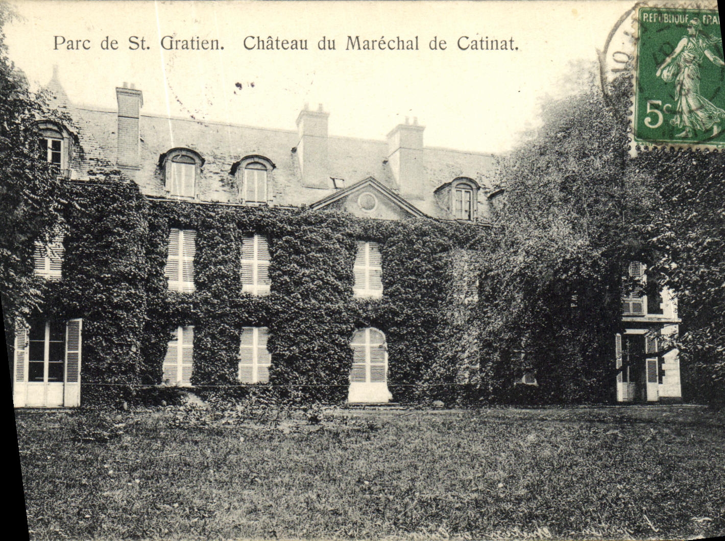 CPA Saint Gratien Chateau du Marechal de Catinat