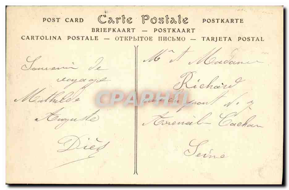 CPA Saint Gratien La Mairie — Back