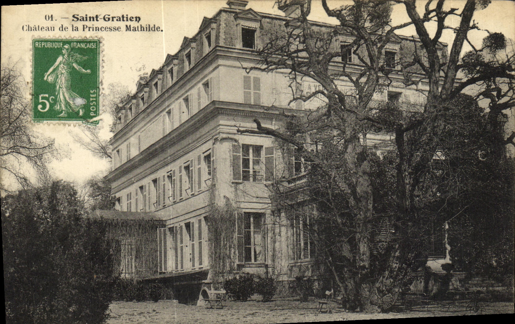 CPA Saint Gratien La Chateau de la Reine Mathilde