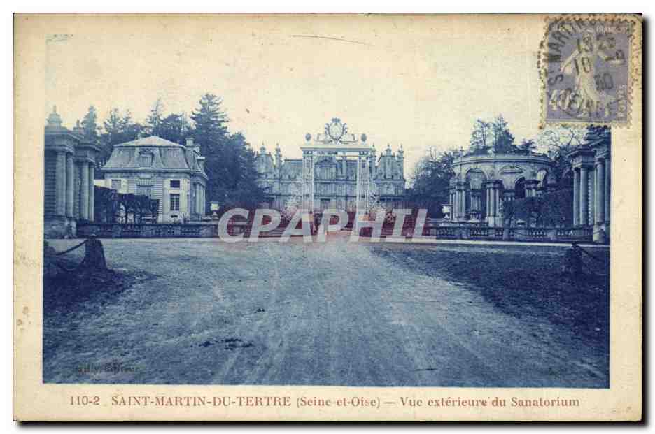 CPA Saint Martin Du Tertre Vue Exterieure du Sanatorium